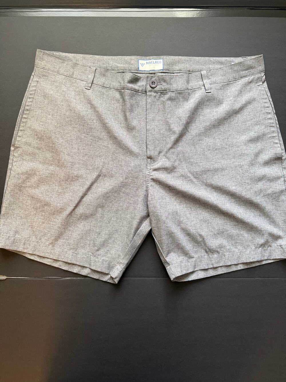 MAELREG Performance Men’s 38 Gray Stretch Shorts – Athletic Golf Training